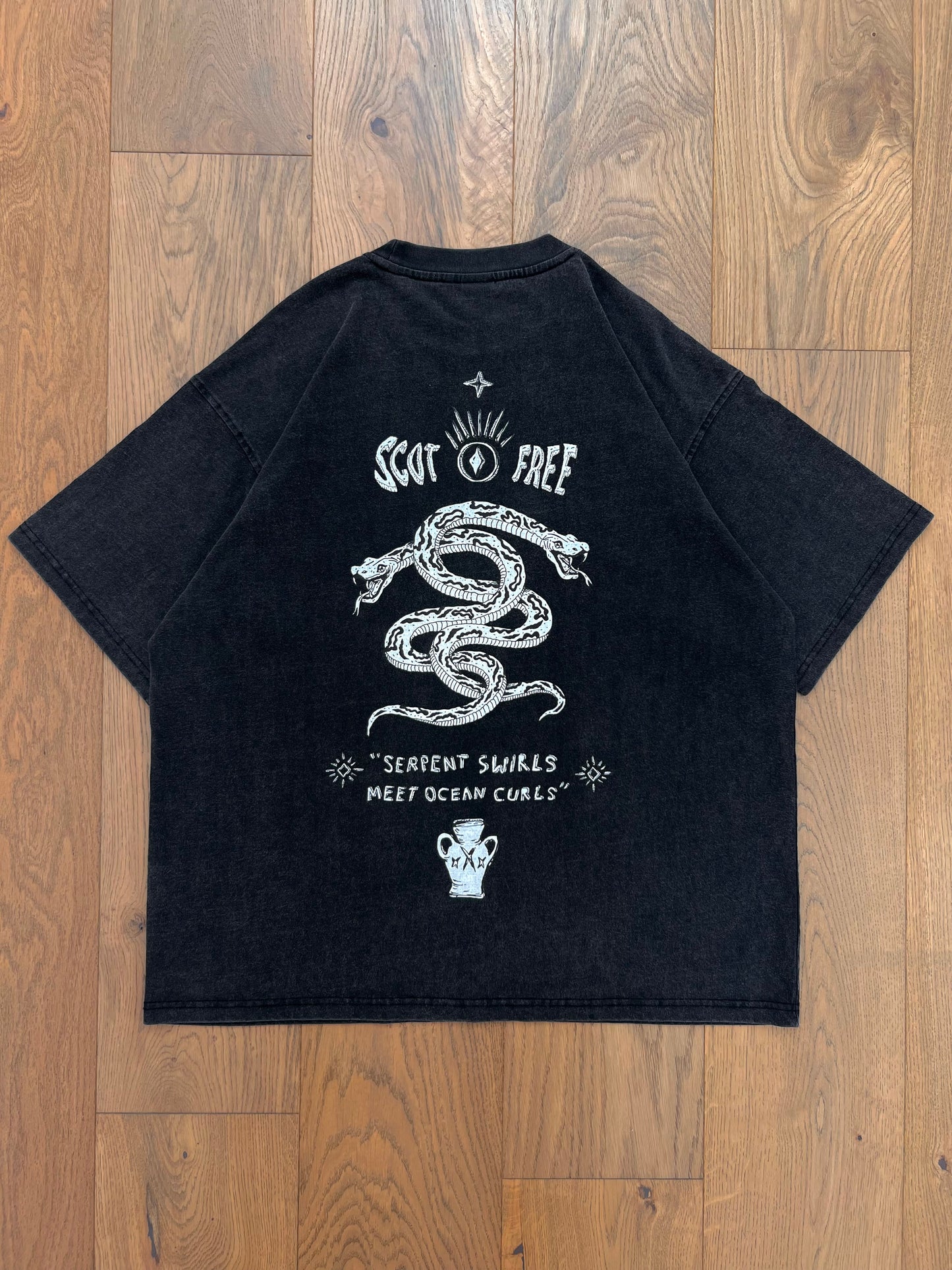 Serpent Swirls Black Limited Edition Tee
